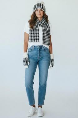 SET TROIS PIECES A MOTIF-VIOLET