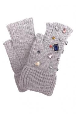 MITAINE STRASS 2106-BLANC