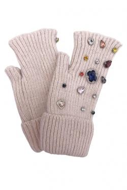 MITAINE STRASS 2106-BLANC