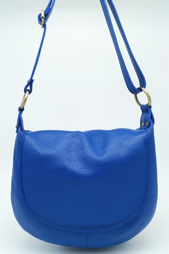 4064 CUIR DE VACHETTE-BLEU ROYAL