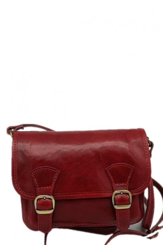 5047 CUIR DE VACHETTE-ROUGE FONCÉ
