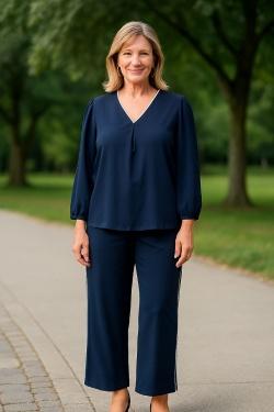 PANTALON NAPOKA MARINE-MARINE