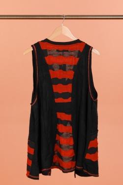 4687-NOIR/ORANGE