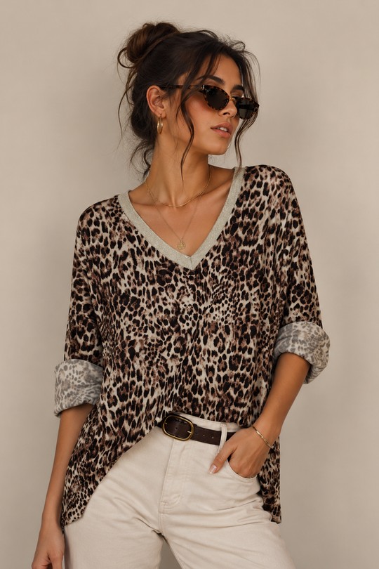 LEO850-MARRON-MOTIFS