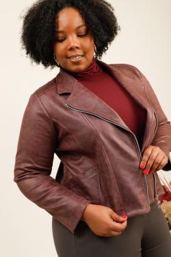 3955-25 SIMILICUIR -CHOCO