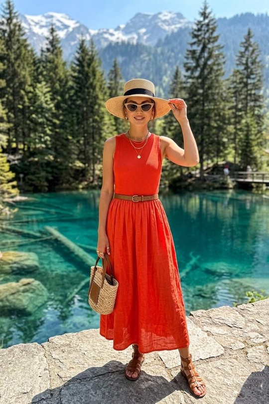 GL01051-ROUGE ORANGÉ