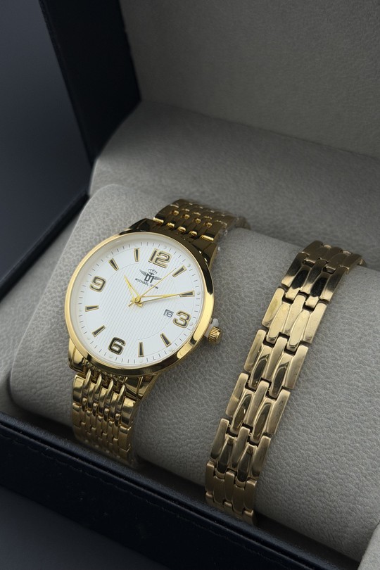 COFFRET HOMME OB8705G-BLANC