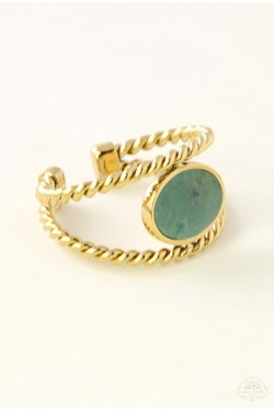 AL0951R-Bague ajustable-VERT FONCÉ