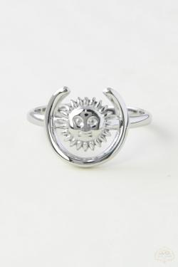AL0953R-BAGUE AJUSTABLE EN ACIER INOXYDABLE-ARGENT