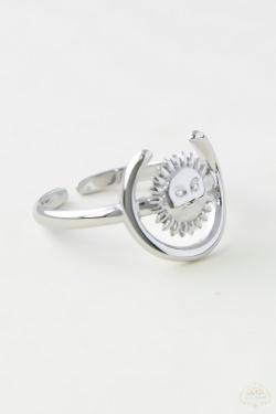AL0953R-BAGUE AJUSTABLE EN ACIER INOXYDABLE-ARGENT