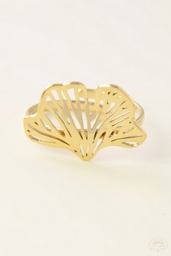 AL0959R-15 Bague ajustable en acier inoxydable-DORÉ