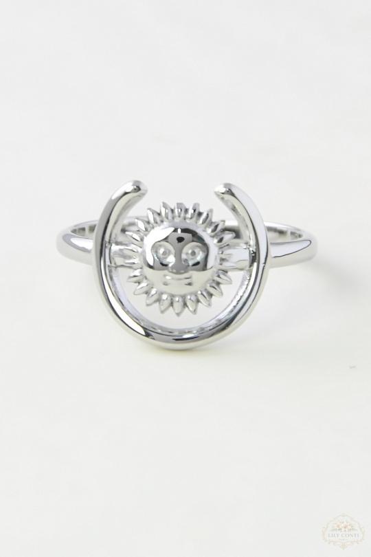 AL0953R-BAGUE AJUSTABLE EN ACIER INOXYDABLE-ARGENT