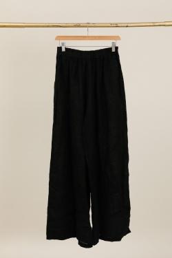 23760 PANTALON DROIT EN LIN-BEIGE