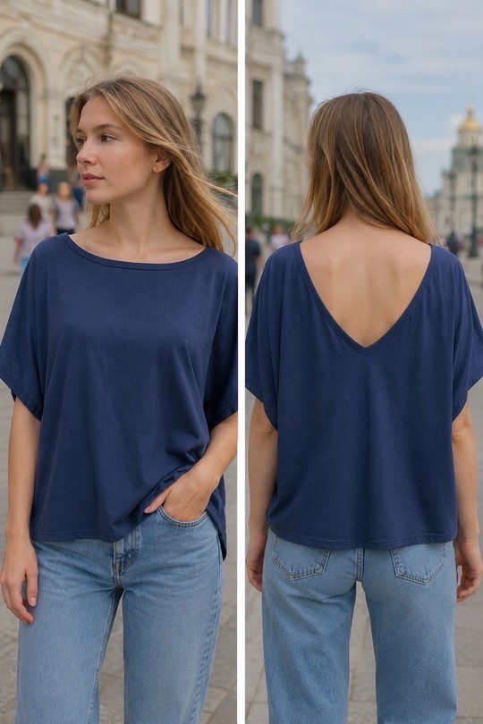 3187-BLEU FONCÉ