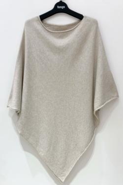 PONCHO-3D-V-ROSE PÂLE