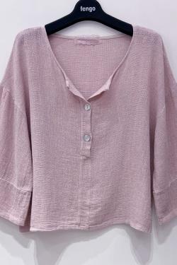 BLOUSE-LC-2BT86--ORANGE
