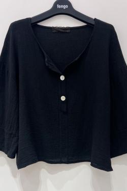 BLOUSE-LC-2BT86--ORANGE