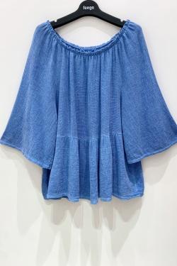 BLOUSE-LC-CHARLÈNE-ROUGE CLAIR