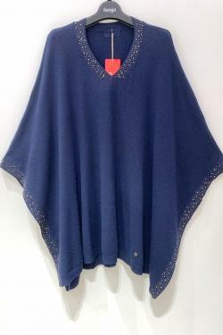 PONCHO-STRASS101-ROUGE