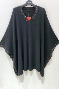 PONCHO-STRASS101-ROUGE