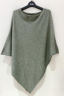 PONCHO-3D-V-ROSE PÂLE