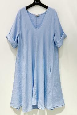 ROBE-LIN-41-BLEU CIEL