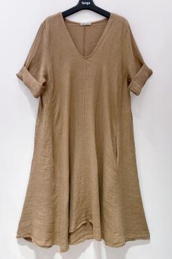 ROBE-LIN-41-BLEU CIEL