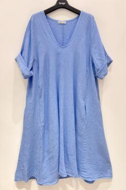 ROBE-LIN-41-BLEU CIEL