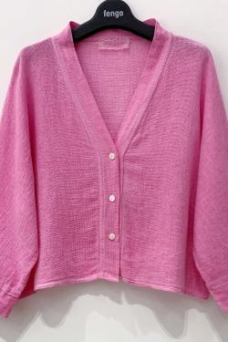 GILET-LC-689B-FUCHSIA/ROSE