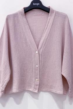 GILET-LC-689B-FUCHSIA/ROSE