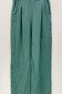 PANTALON-LIN-RAYÉ-96-BLANC