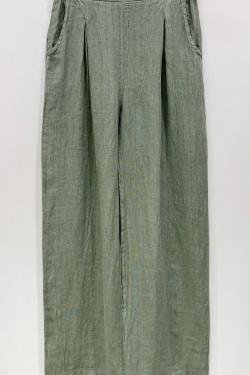 PANTALON-LIN-RAYÉ-96-BLANC