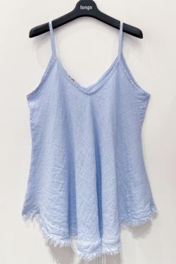 TOP-LIN-589-BLEU CIEL