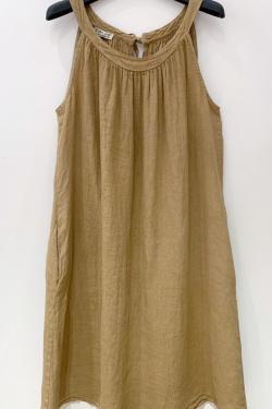 ROBE-LIN-9879-CAMEL