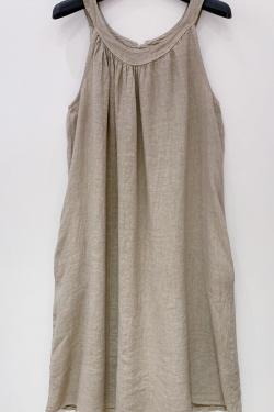 ROBE-LIN-9879-CAMEL
