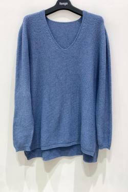 PULL-TUNIQUE-1788-BLEU CIEL