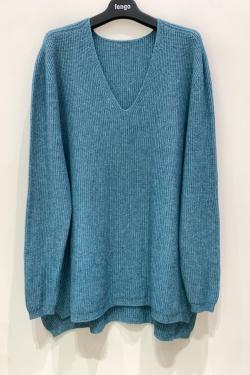 PULL-TUNIQUE-1788-BLEU CIEL