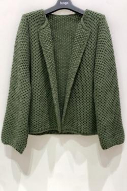 VESTE-LAINE-MOHAIR-FUCHSIA/ROSE