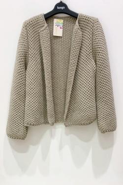 VESTE-LAINE-MOHAIR-FUCHSIA/ROSE