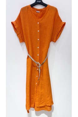 ROBE-LIN-RY-950-CHOCOLAT