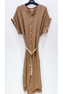 ROBE-LIN-RY-950-CHOCOLAT