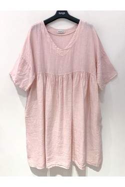 ROBE-LIN-SARAH-FUCHSIA/ROSE