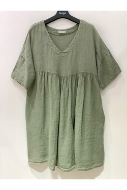 ROBE-LIN-SARAH-FUCHSIA/ROSE