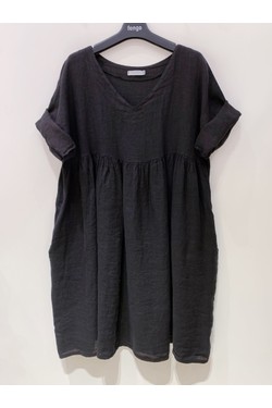 ROBE-LIN-SARAH-FUCHSIA/ROSE