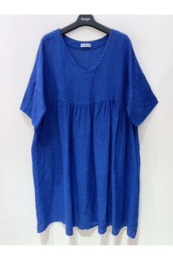 ROBE-LIN-SARAH-FUCHSIA/ROSE