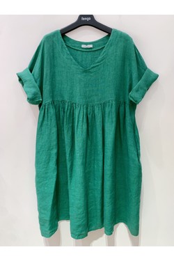 ROBE-LIN-SARAH-FUCHSIA/ROSE