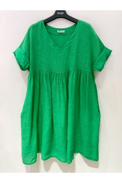 ROBE-LIN-SARAH-FUCHSIA/ROSE