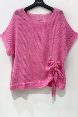 Top-crochet-10606-FUCHSIA/ROSE
