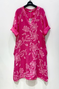 ROBE-LIN-LILI2-FUCHSIA/ROSE