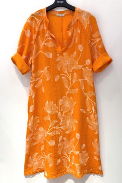 ROBE-LIN-LILI2-FUCHSIA/ROSE